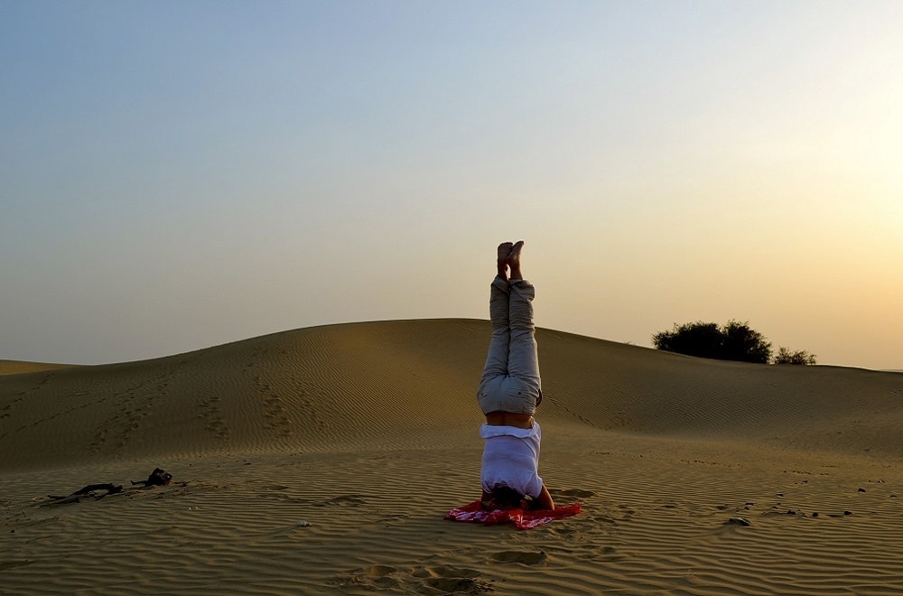 Yoga retreat Morocco desert