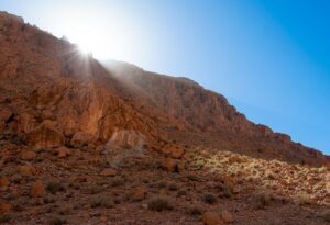 Todra Gorges on the way to Merzouga desert