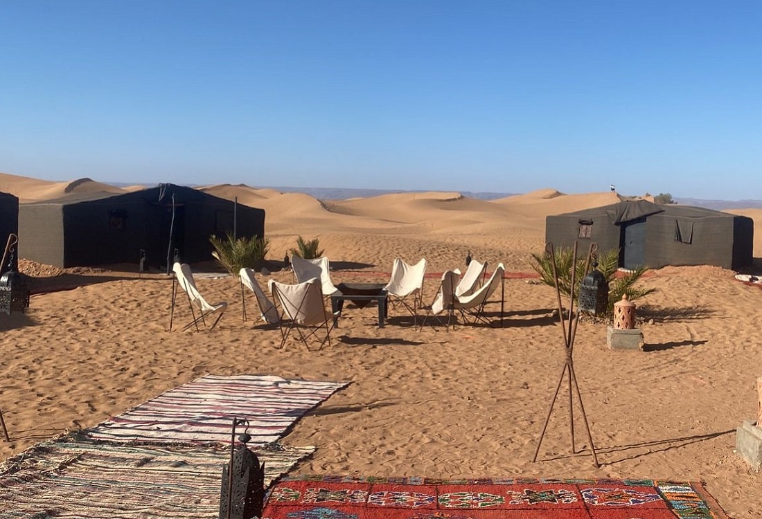 Desert camp M'hamid