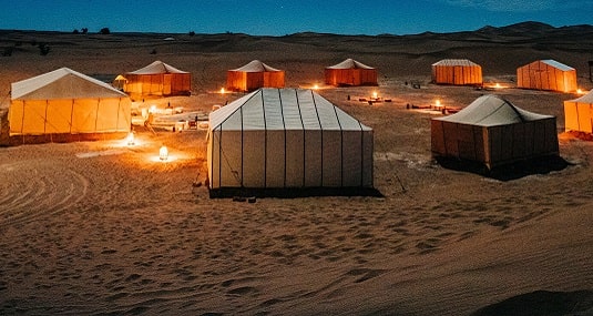 Camp in M'hamid